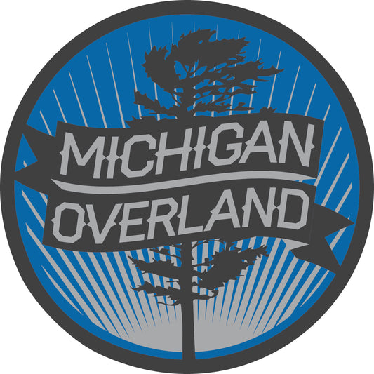 Blue and Grey Round Logo